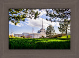 Billings Temple - Through Trees by Scott Jarvie