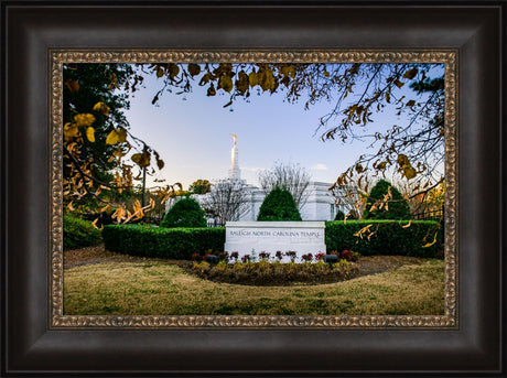 Raleigh Temple - Through the Leaves by Scott Jarvie