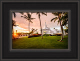 Kona Temple - Orange Sunset by Scott Jarvie