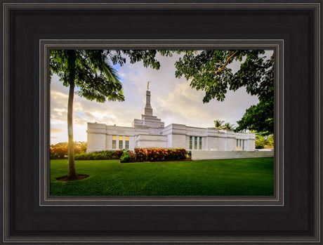 Kona Temple - Bushes on the Side by Scott Jarvie