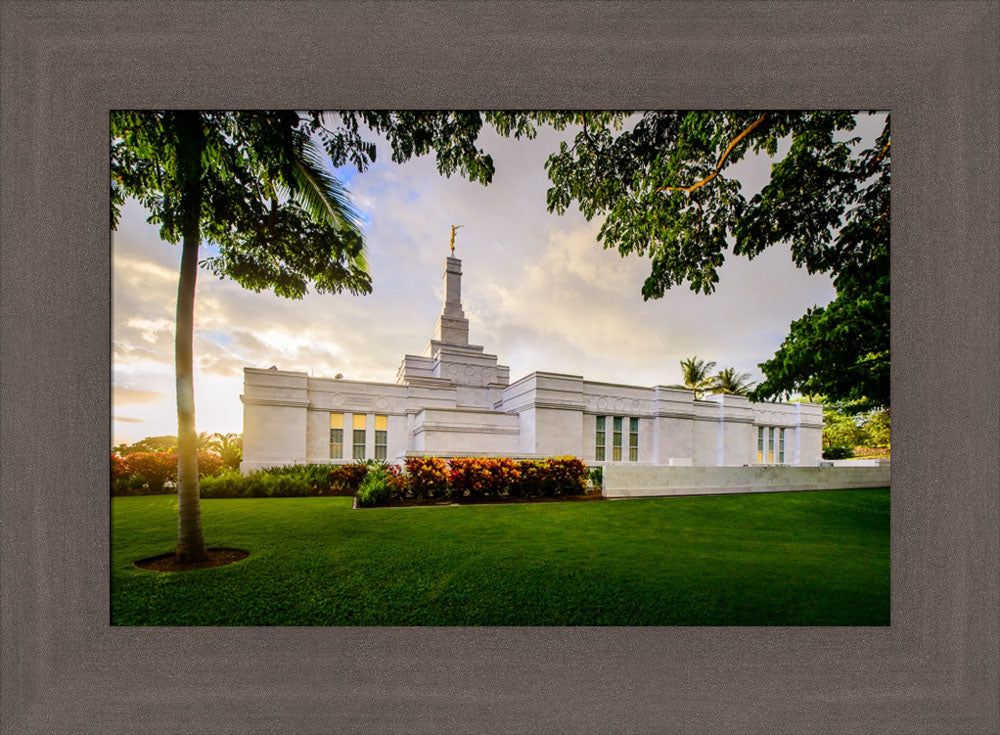 Kona Temple - Bushes on the Side by Scott Jarvie