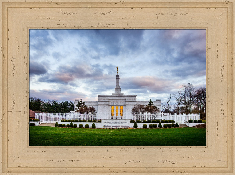 Louisville Temple - Sunset by Scott Jarvie