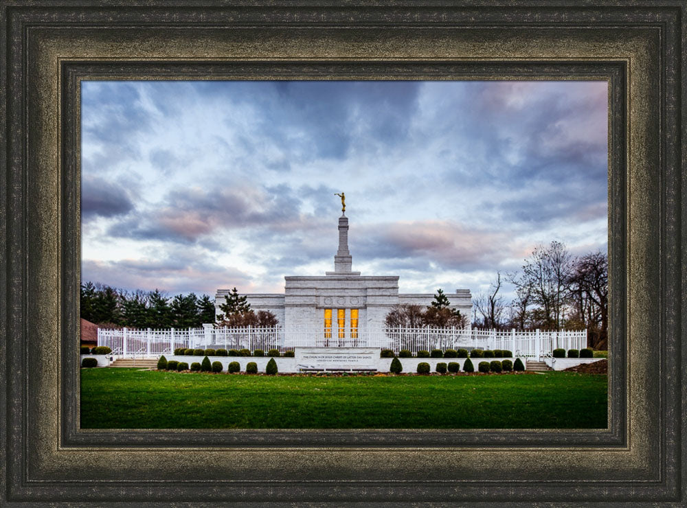 Louisville Temple - Sunset by Scott Jarvie