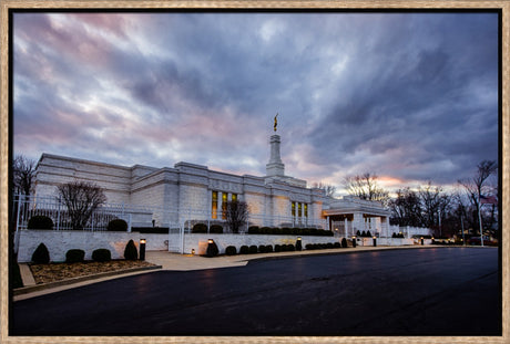 Louisville Temple - Clouded Evening by Scott Jarvie