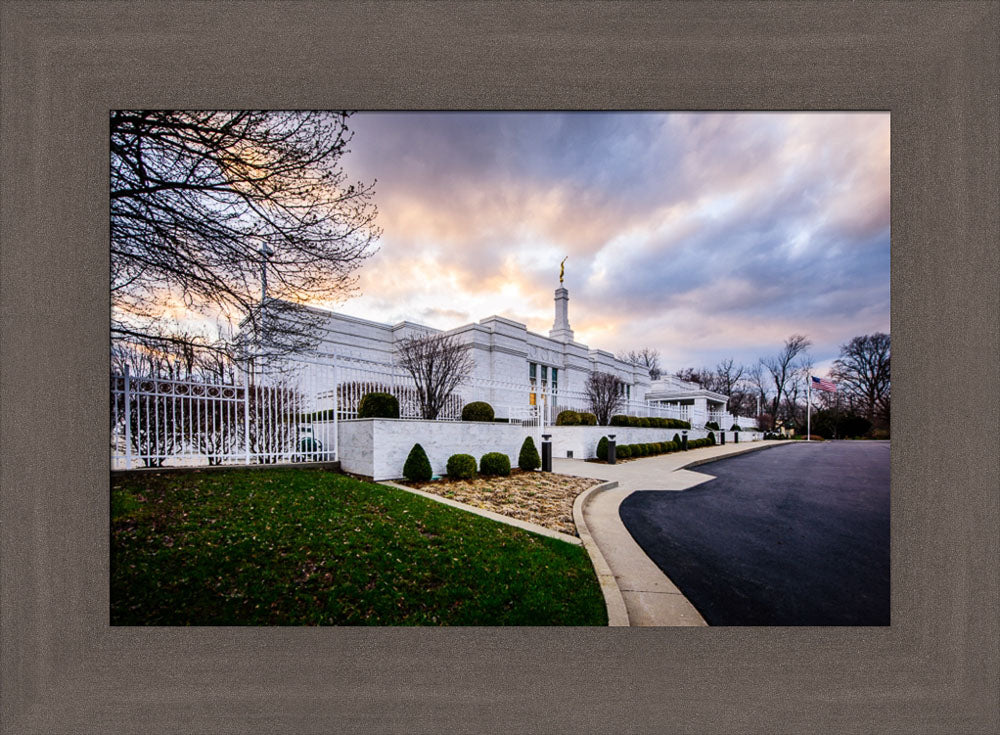 Louisville Temple - From the Side by Scott Jarvie