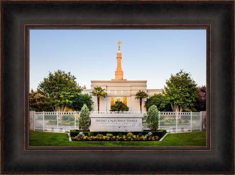 Fresno Temple - Sign Symmetry by Scott Jarvie