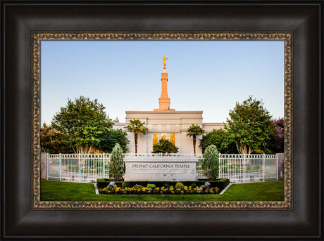 Fresno Temple - Sign Symmetry by Scott Jarvie