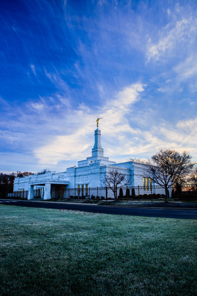 Nashville Temple - Front Lawn by Scott Jarvie