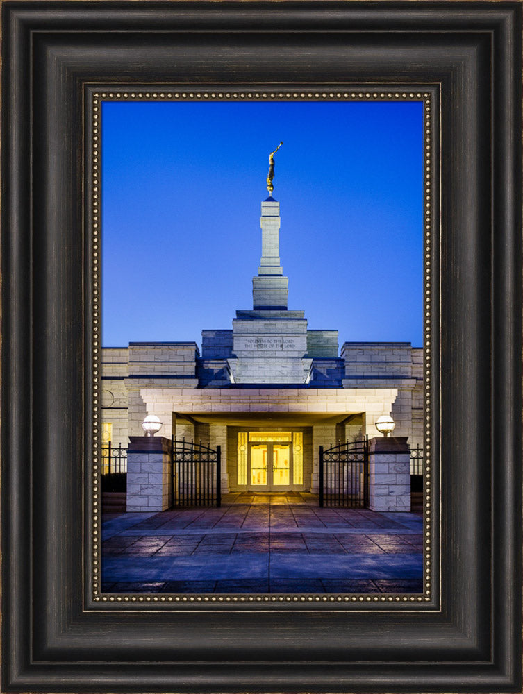 Oklahoma City Temple - Twilight by Scott Jarvie