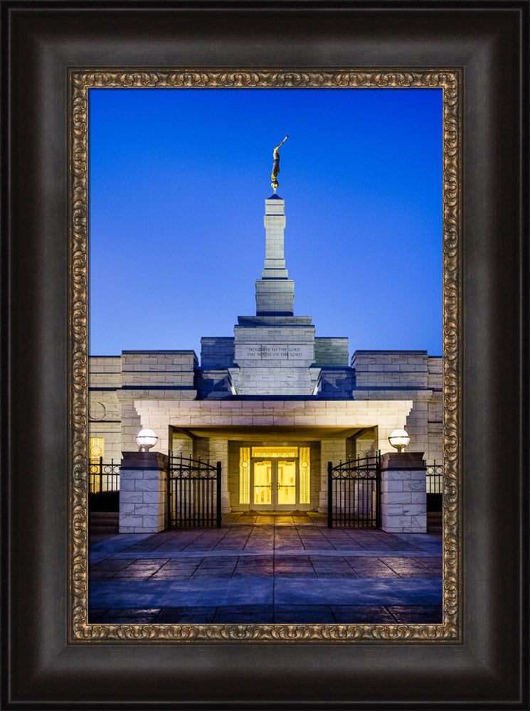 Oklahoma City Temple - Twilight by Scott Jarvie