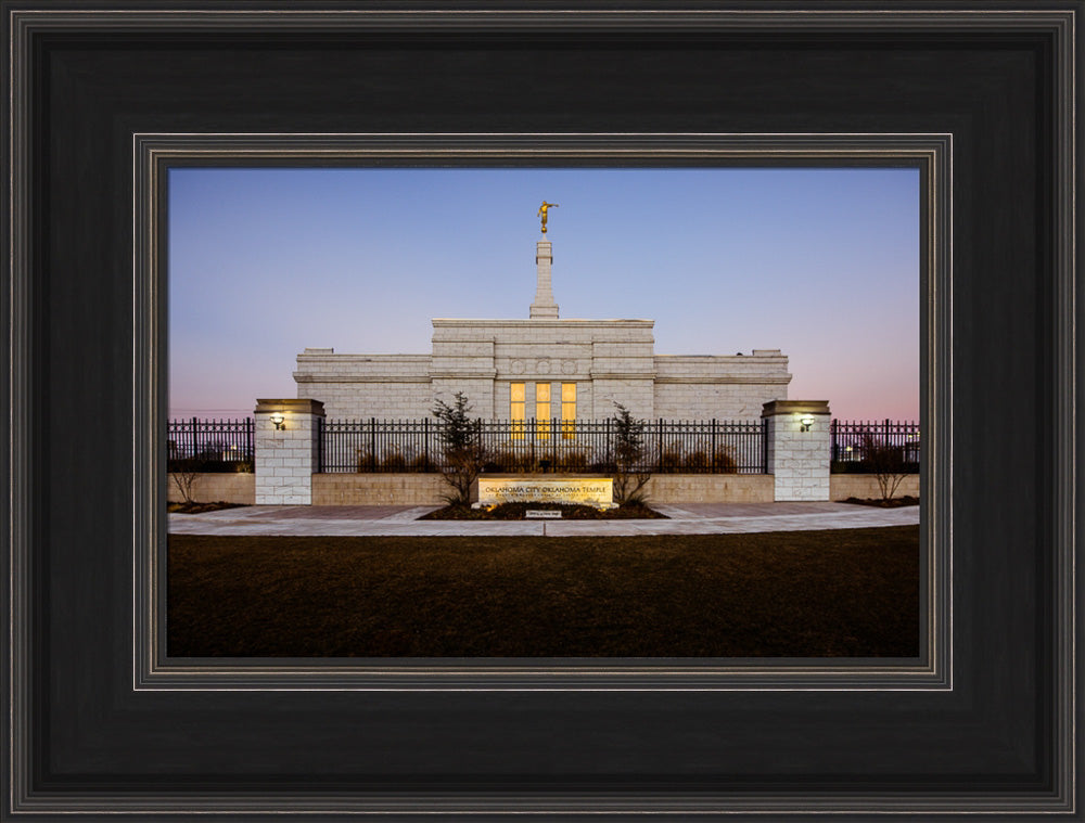 Oklahoma City Temple - From the Side by Scott Jarvie