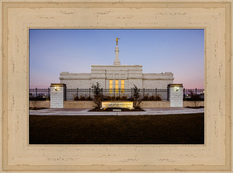 Oklahoma City Temple - From the Side by Scott Jarvie