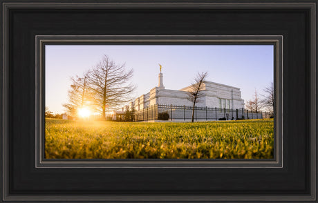 Oklahoma City Temple - Setting Sun by Scott Jarvie