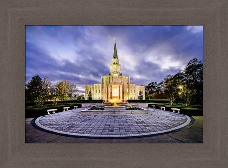 Houston Temple - Circle Courtyard by Scott Jarvie