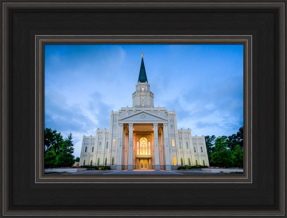 Houston Temple - Blue Twilight by Scott Jarvie