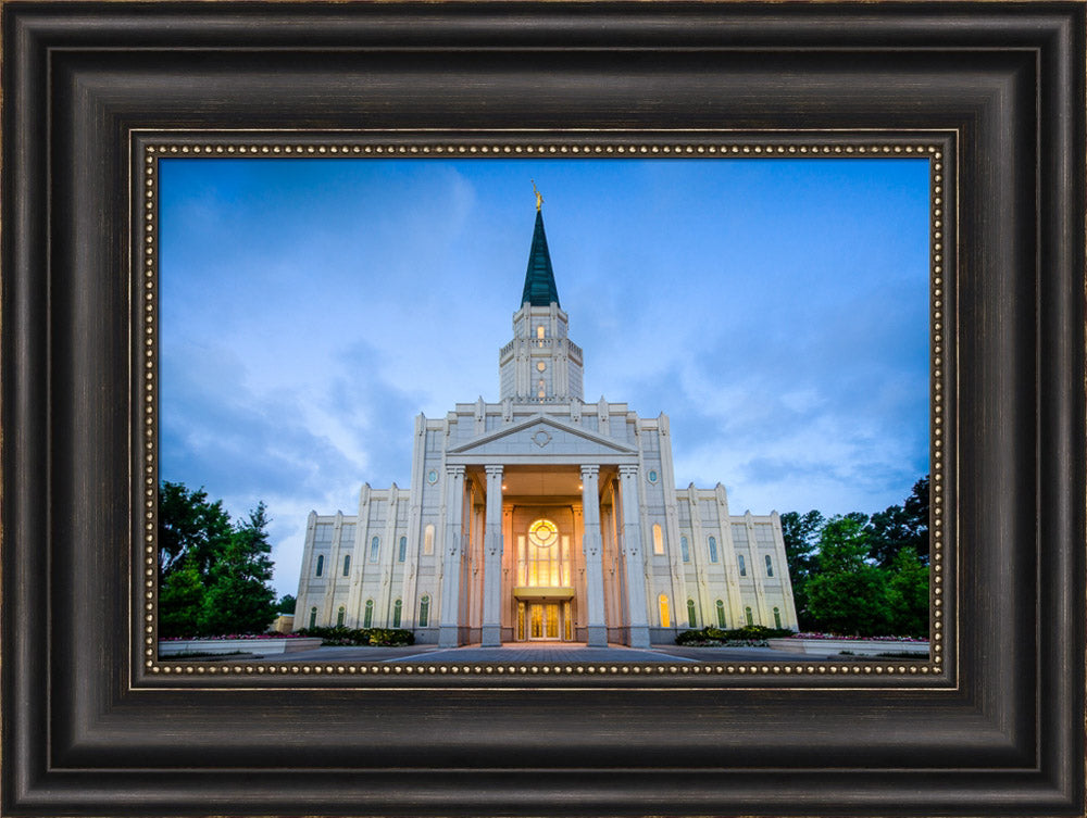 Houston Temple - Blue Twilight by Scott Jarvie