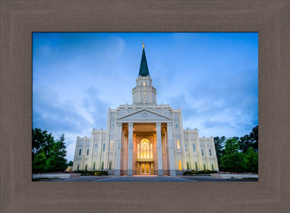 Houston Temple - Blue Twilight by Scott Jarvie