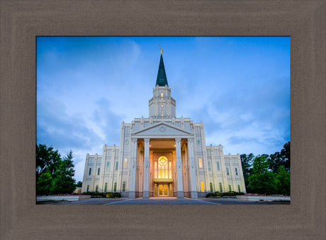 Houston Temple - Blue Twilight by Scott Jarvie