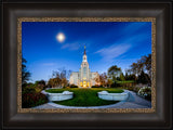 Boston Temple - Moonlight View by Scott Jarvie