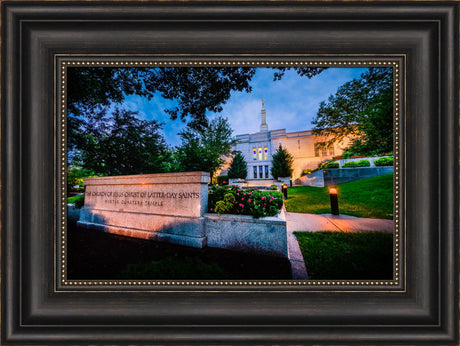 Winter Quarters Temple - Sign by Scott Jarvie