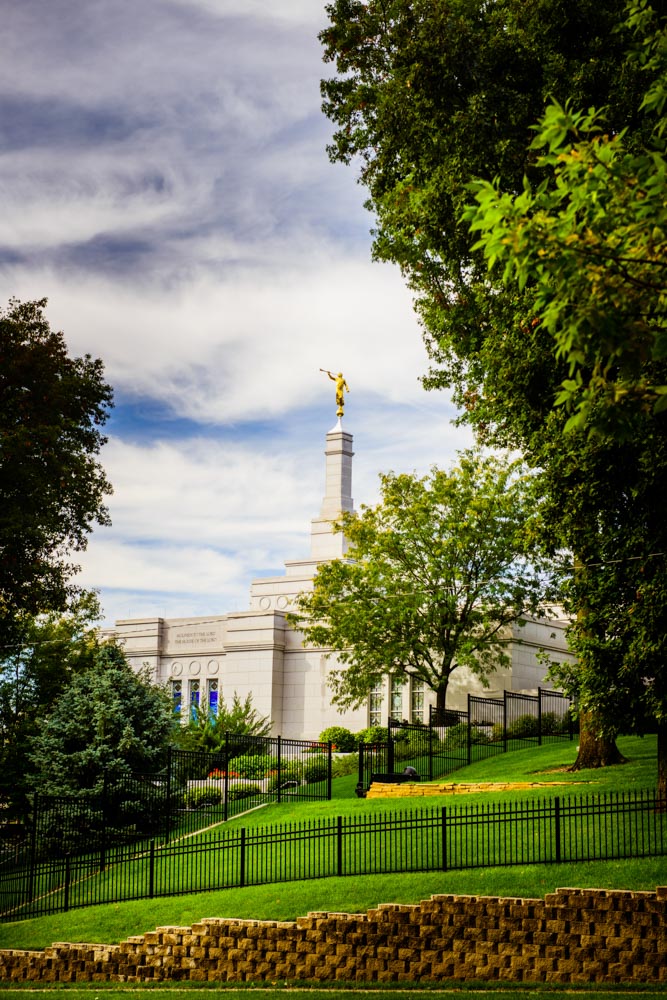 Winter Quarters Temple - On a Hill by Scott Jarvie