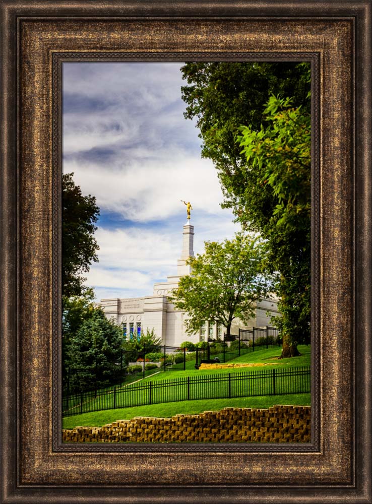 Winter Quarters Temple - On a Hill by Scott Jarvie