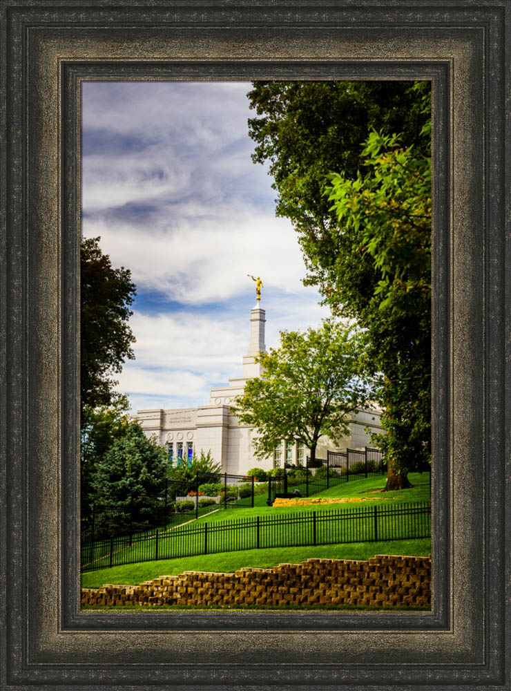 Winter Quarters Temple - On a Hill by Scott Jarvie