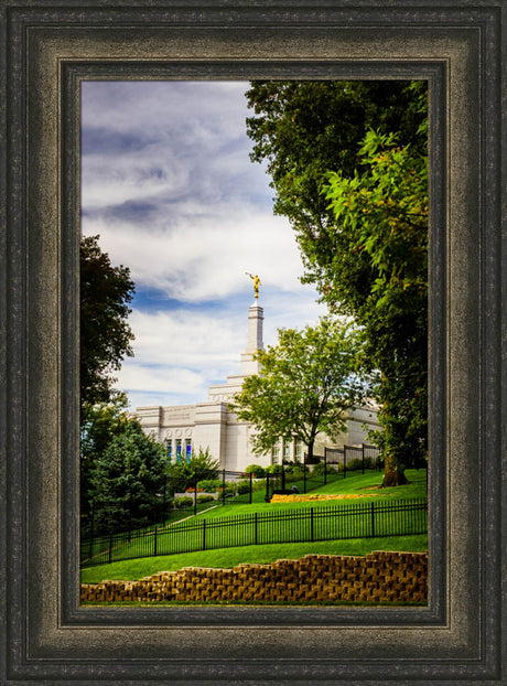 Winter Quarters Temple - On a Hill by Scott Jarvie