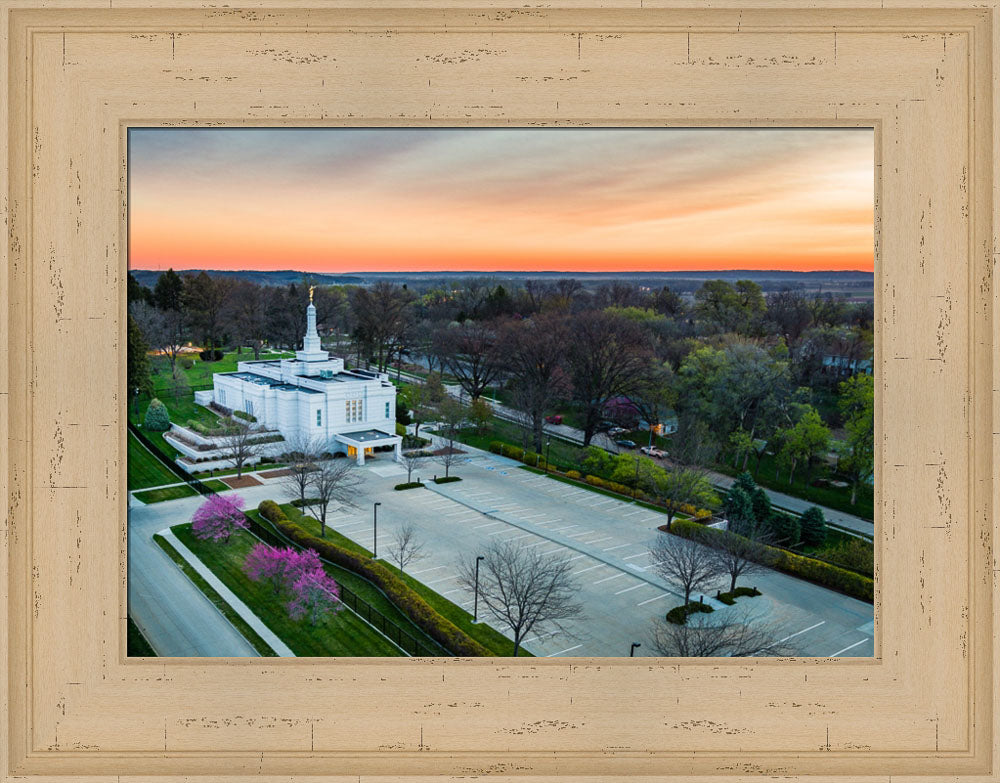 Winter Quarters Temple - Quiet Sunrise by Scott Jarvie