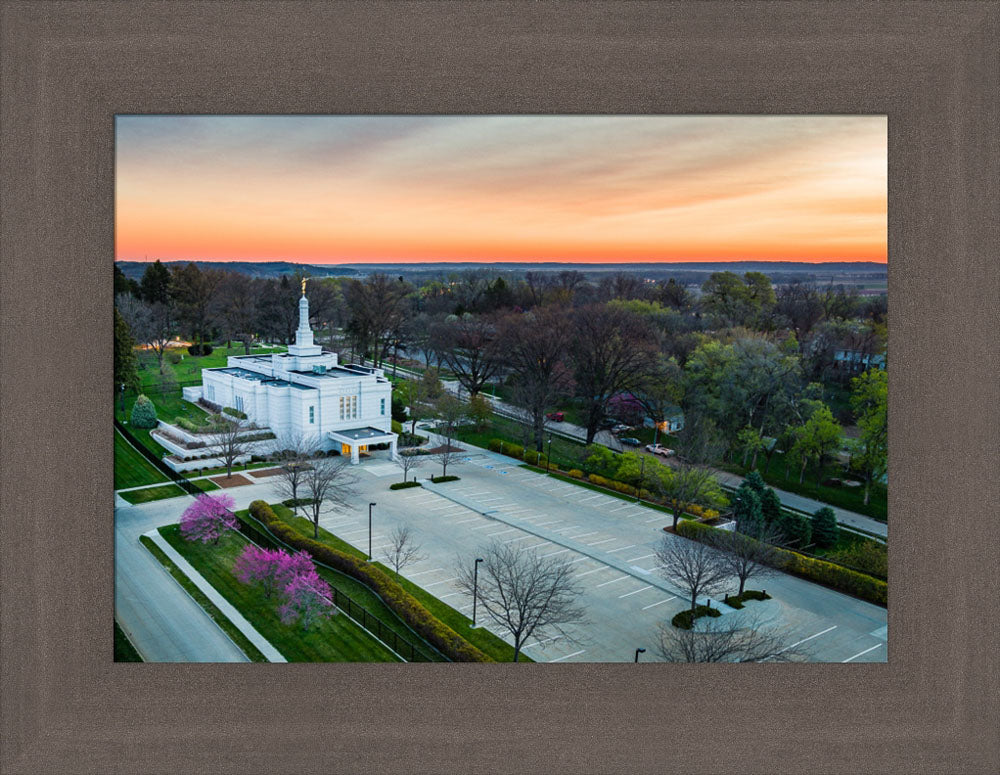 Winter Quarters Temple - Quiet Sunrise by Scott Jarvie