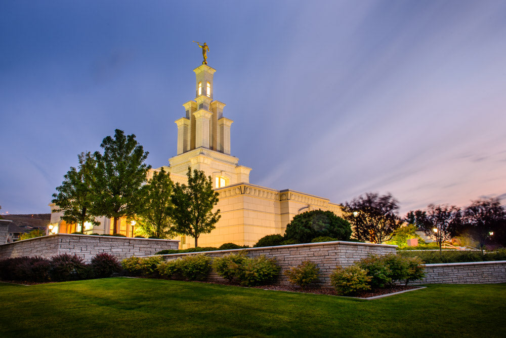 Columbia River Temple - Twilight by Scott Jarvie