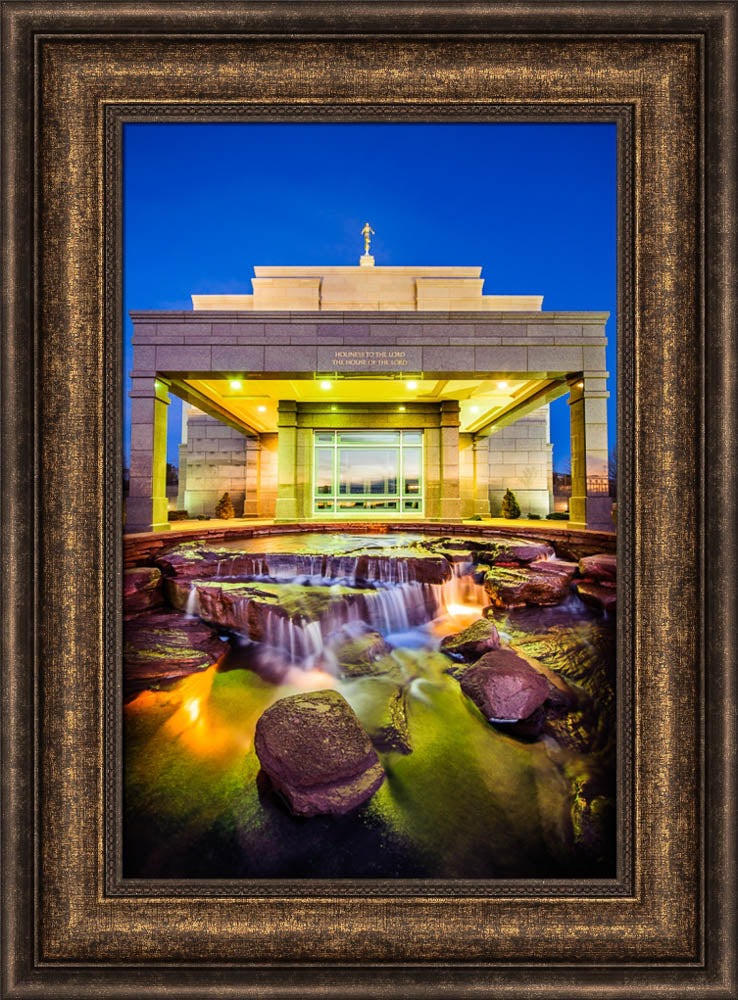 Snowflake Temple - Water Feature by Scott Jarvie