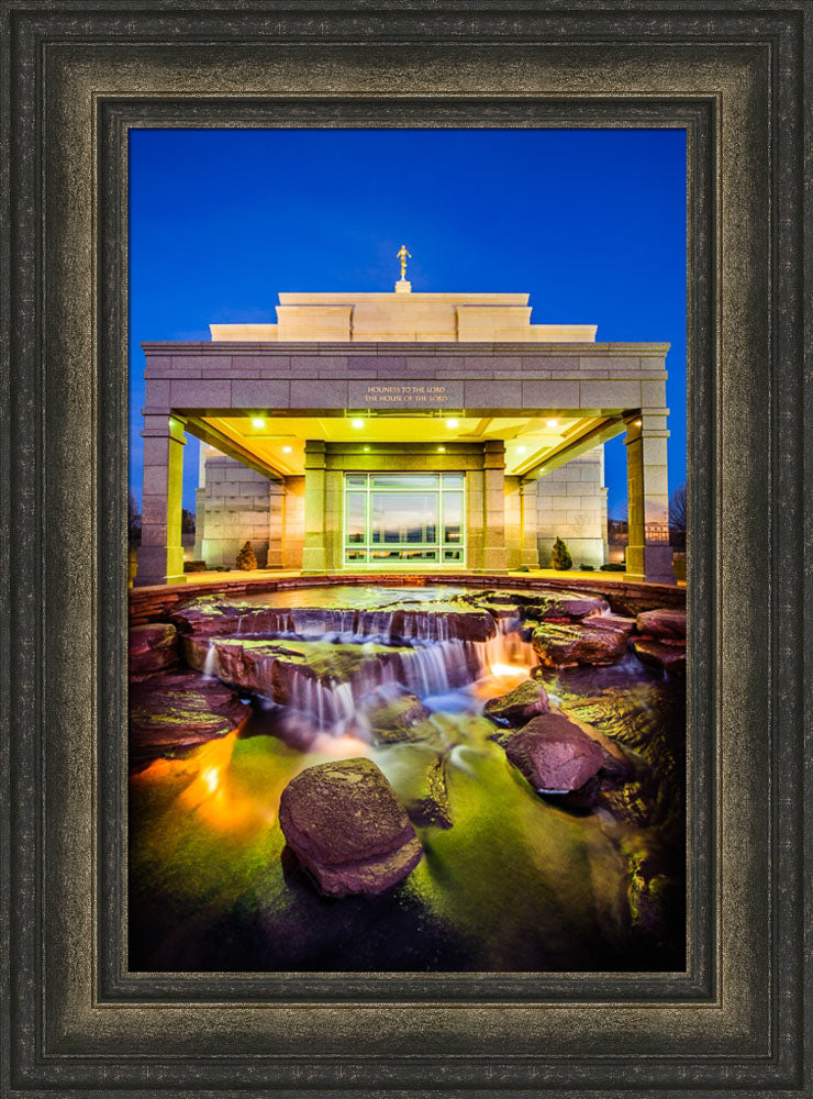 Snowflake Temple - Water Feature by Scott Jarvie