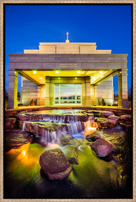 Snowflake Temple - Water Feature by Scott Jarvie