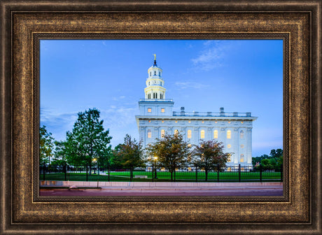 Nauvoo Temple - All Lit Up by Scott Jarvie