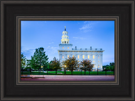 Nauvoo Temple - All Lit Up by Scott Jarvie