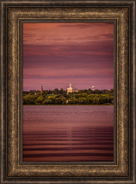 Nauvoo Temple - Across the Mississippi by Scott Jarvie