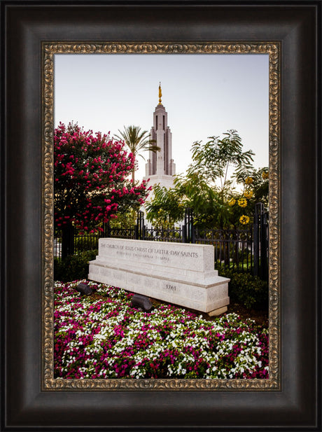 Redlands Temple - Garden Sign by Scott Jarvie