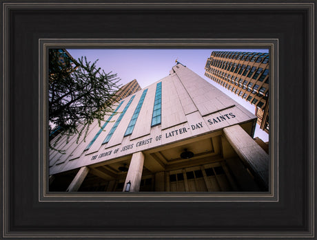 Manhattan Temple - From Below by Scott Jarvie