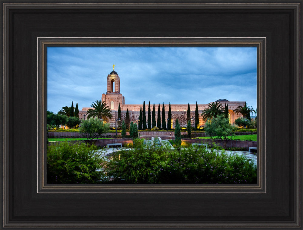 Newport Beach Temple - Wind Blown by Scott Jarvie