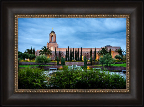 Newport Beach Temple - Wind Blown by Scott Jarvie