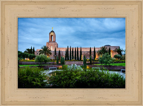 Newport Beach Temple - Wind Blown by Scott Jarvie