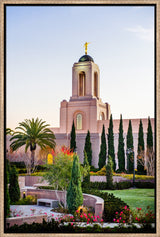 Newport Beach Temple - Vertical Vegitation by Scott Jarvie