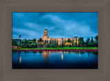 Newport Beach Temple - After Morning Rain Storm by Scott Jarvie