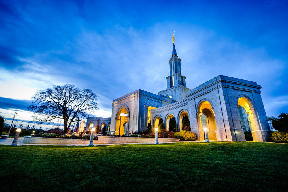 Sacramento Temple - Sunset Corner by Scott Jarvie