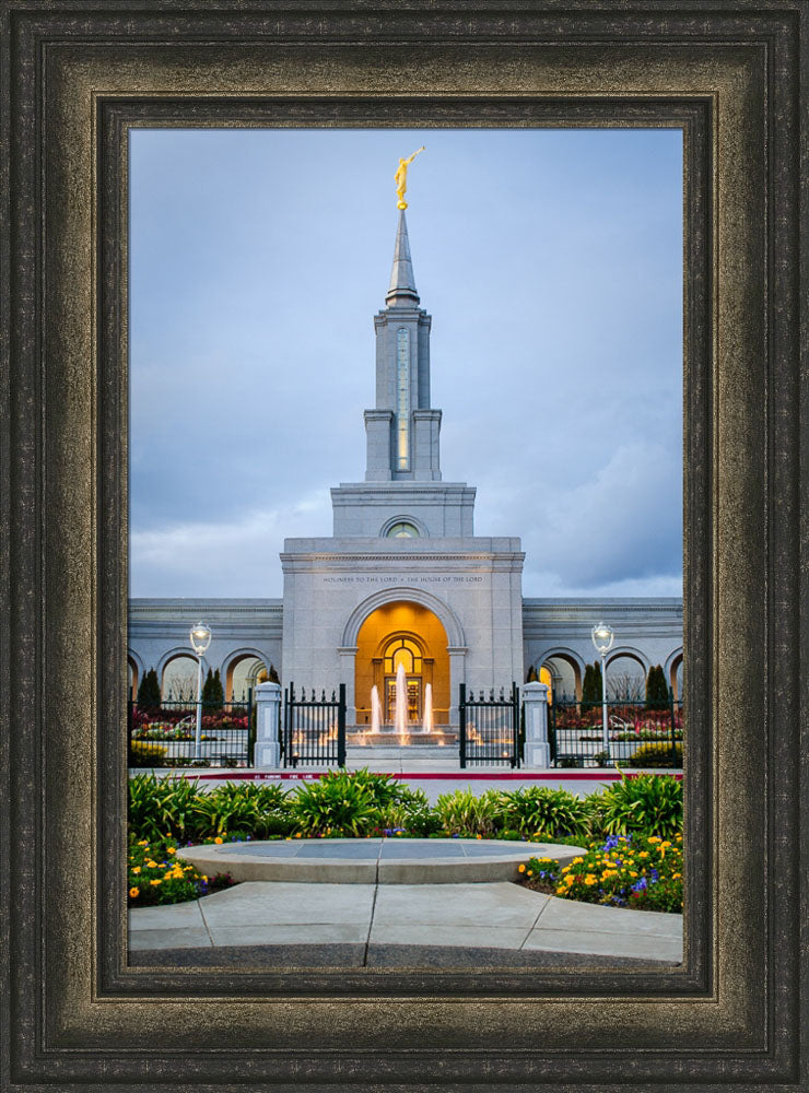 Sacramento Temple - Front Vertical by Scott Jarvie