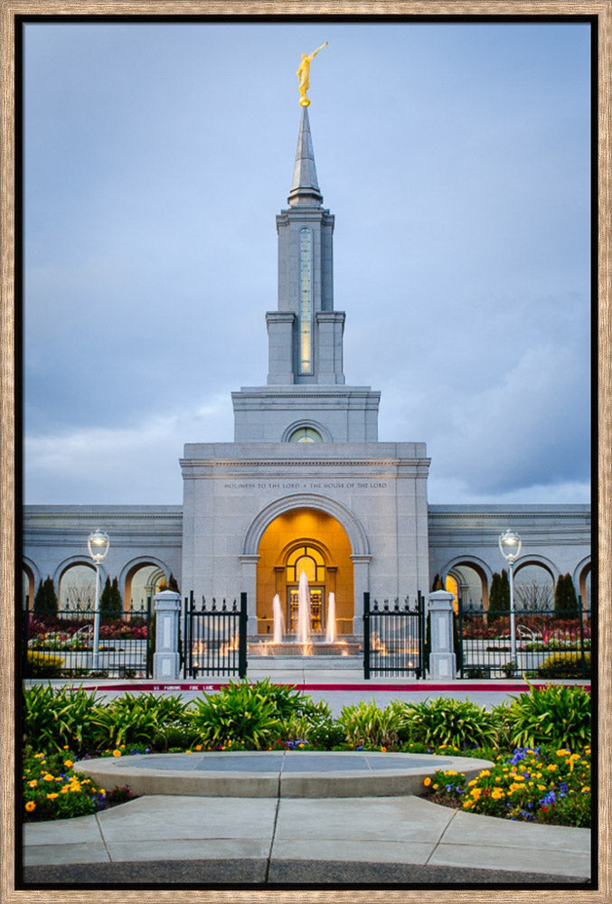 Sacramento Temple - Front Vertical by Scott Jarvie