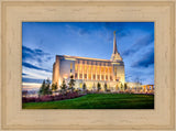 Rexburg Temple - Twilight from the Side by Scott Jarvie