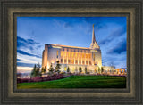 Rexburg Temple - Twilight from the Side by Scott Jarvie