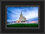 Rexburg Temple - Sunset from the Front by Scott Jarvie